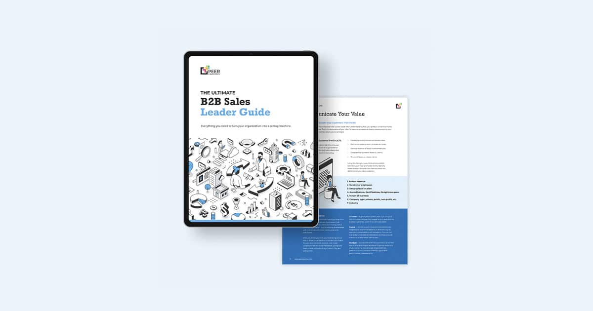 The Ultimate Guide for B2B Sales Leaders - Peer Sales Agency