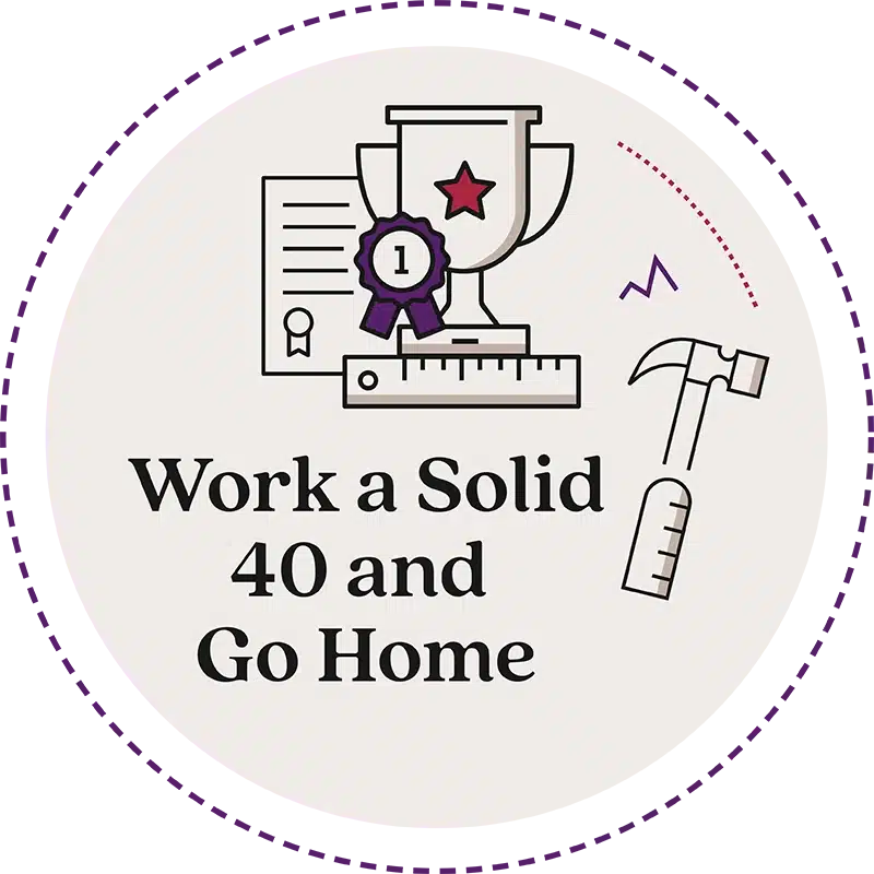 Peer Sales Agency - Work a Solid 40 and Go Home